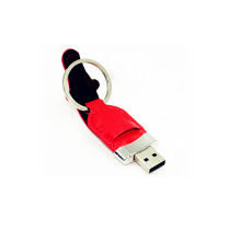 Custom Logo Leather USB Flash Drive (EL003)